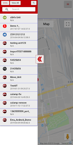 GPS Tracker Screen 2