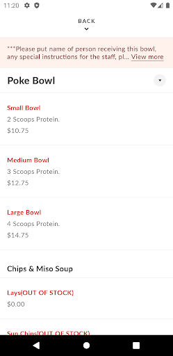 The Poke Place Screen 3