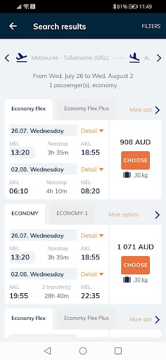 My Flight Zone Screen 2