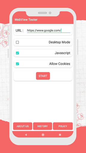 WebView : Cookies Management, Screen 2