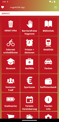 HageNOW! App Screen 3