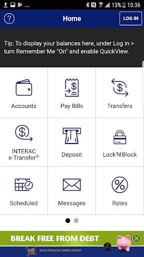 Android application EECU Mobile screenshort