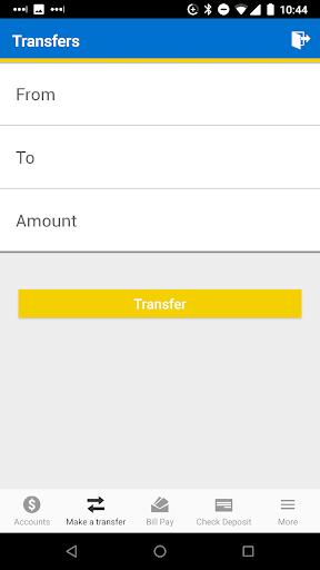Android application Go ISUFCU Mobile screenshort