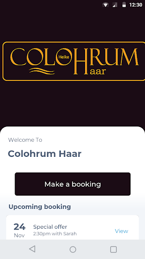 Android application Colohrum Haar screenshort