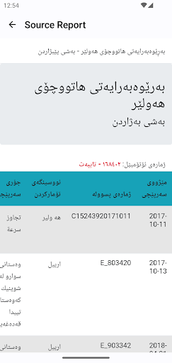 Android application Shufer screenshort