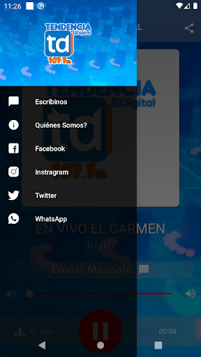 Tendencia digital 107.7 Screen 2