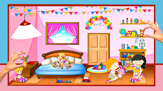 American Doll House Game 3D  apktcs 1