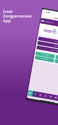 Android application Inzet Zorgpersoneel screenshort