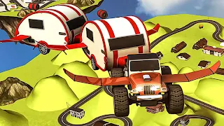 Flying Car Gas Station Parking - Screenshot 1