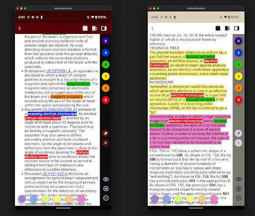 Android application G@ther screenshort