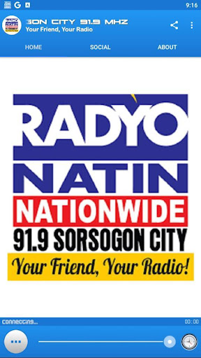 Android application Radyo Natin Sorsogon City 91.9 screenshort