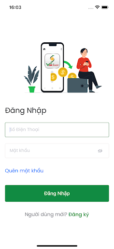 Android application VS Invest screenshort