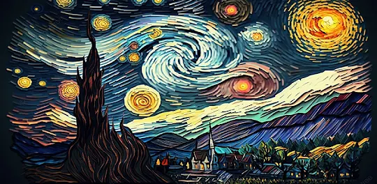 Wallpaper Lukisan Van Gogh