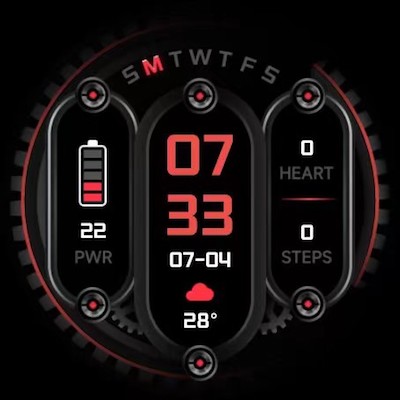 TicWatch Time Wheel Screen 2
