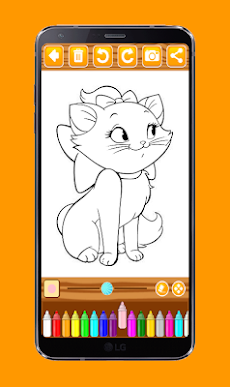 Cute Kitty Drawing and Colorinのおすすめ画像2