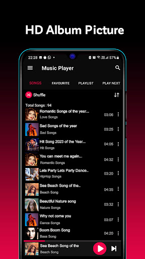 Music Player & Mp3 Player Screen 2