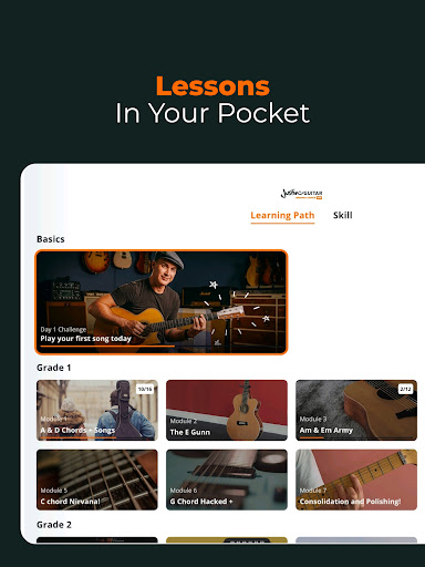 Justin Guitar Lessons & Songs - Education - apps