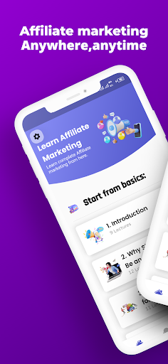 Android application Learn Affiliate Marketing Pro screenshort