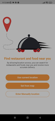 Android application Tupedido screenshort
