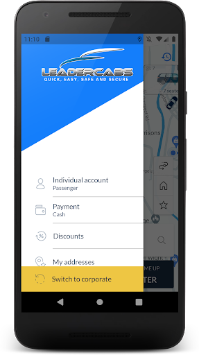 LeaderCabs Screen 2