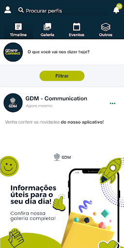 Android application GDM Connect screenshort