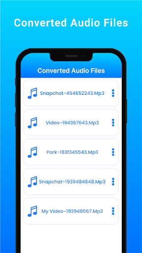 Android application Audio to Audio Converter screenshort