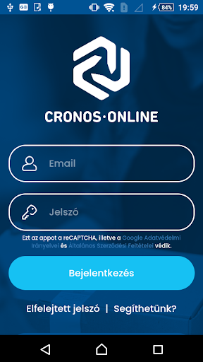Android application Cronos Online screenshort