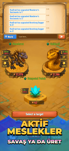 Rangard: AFK MMORPG Android Oyunu Ekran Görüntüsü 2