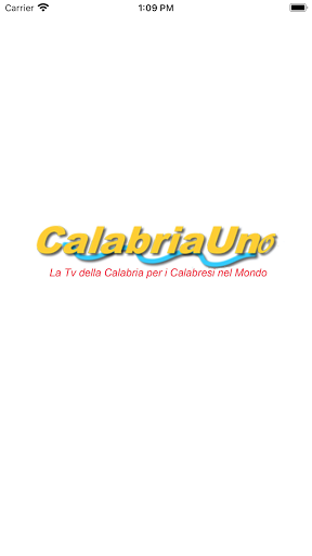 Android application CalabriaUno TV screenshort