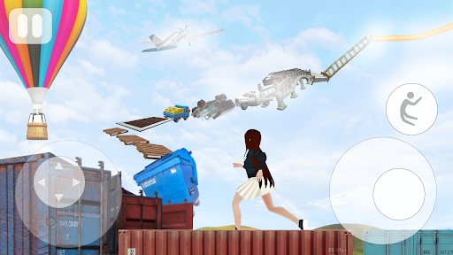 Girls Up Parkour Screen 3