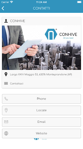 Android application CONHIVE screenshort