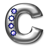 Bling-bling C-monogram icon