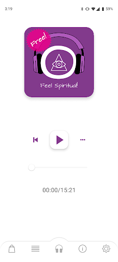 Android application Feel Spiritual! Hypnose screenshort