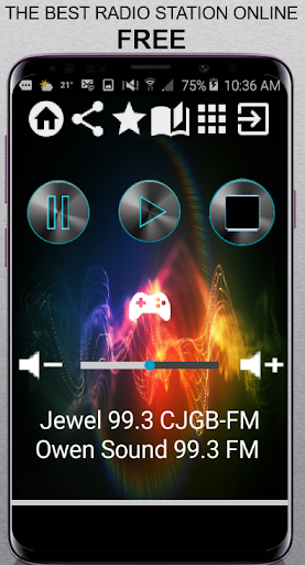 Android application Jewel 99.3 CJGB-FM Owen Sound screenshort