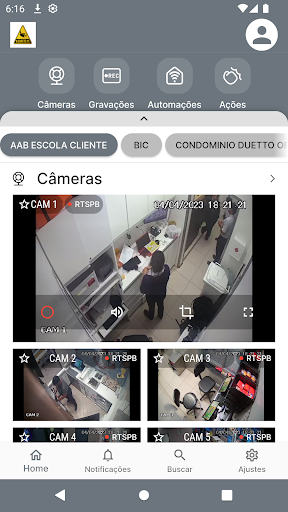 Android application Alegrete mais segura screenshort