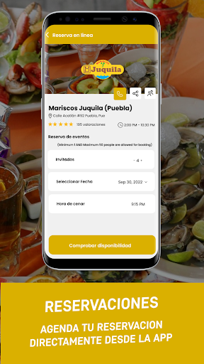Mariscos Juquila Screen 2