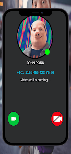 John Pork Video Calling