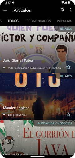 Audiolibros Bookers Screen 3