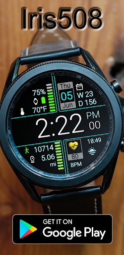 Iris508 Digital Watch Face screenshot 12