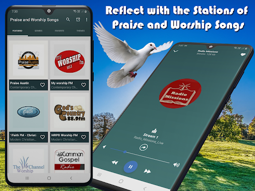 Android application Praise and Worship Songs am fm screenshort