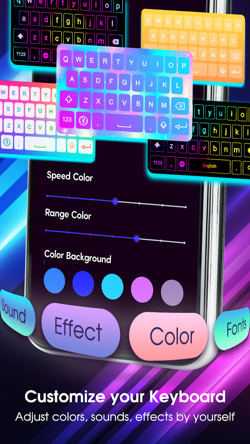 Neon LED Keyboard Mod Apk download