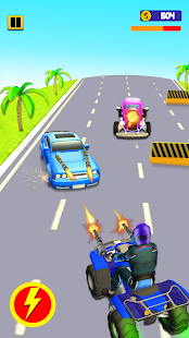 Quad Bike Traffic Shooting Games 2020: Bike Games screenshots apk mod 2