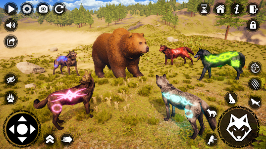 Wolf Simulator Animal Games 3D