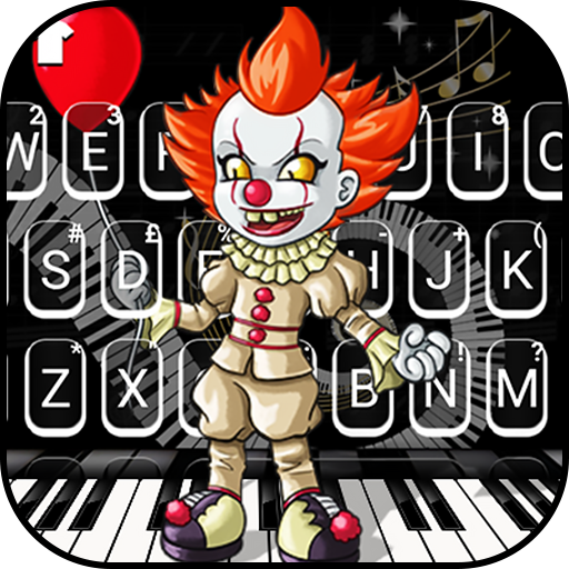 Scary Piano Clown Keyboard Bac logo