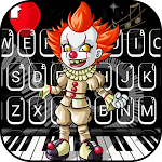 Scary Piano Clown Keyboard Background Apk