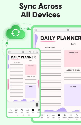 Screenshot of Daily Planner and Journal