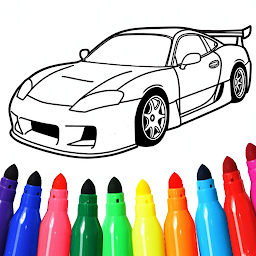 Icon image Car coloring games - Color car