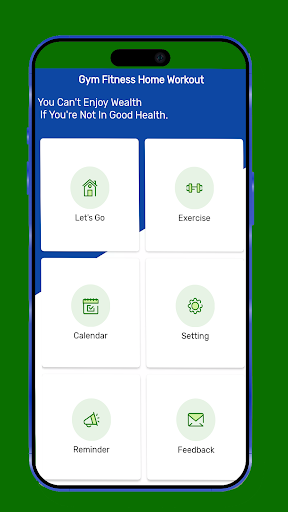 Android application workout routines gym screenshort