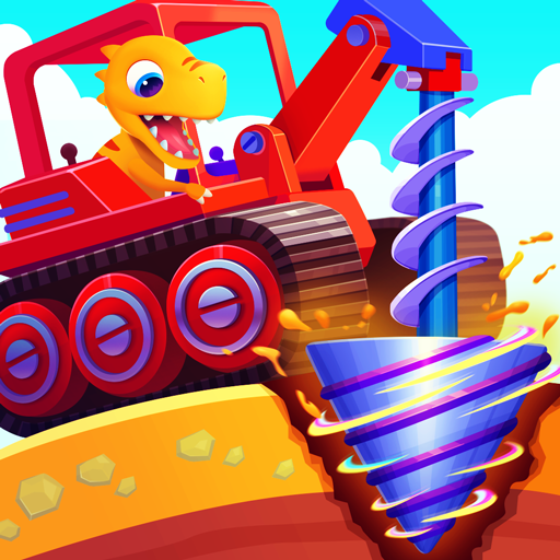 Dinosaur Digger Truck Games logo