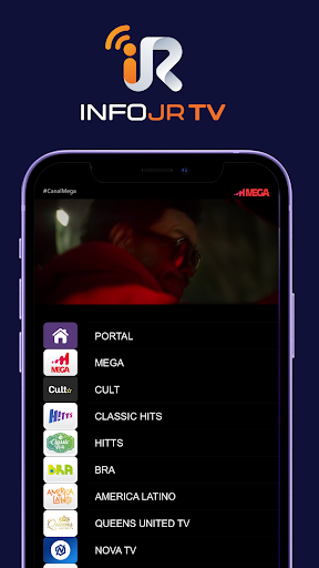 Android application INFOJR TV screenshort